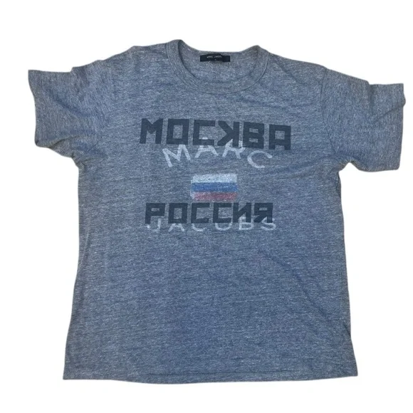 🖤 Marc Jacobs Graphic Tee “Moscow Marc Russia” | Size L - Picture 2 of 5
